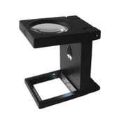 Katlanır Plastık Led Işıklı Test Cıhazı Büyüteç 2.5x90mm - 3