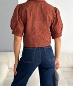 Brodeli crop gömlek s1023 thumbnail 3