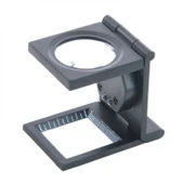 25x25 Mm Full Çelik Kaplı Katlamalı Büyüteç Th-9005b - 1