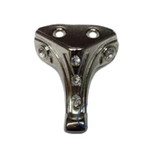 Moda Taşlı Ahşap, Mdf, Sunta Sandık Ayağı, Kutu Ayak 3,5 Cm - Nikel - 1