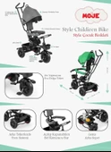 Moje Style 3 Tekerlekli Çocuk Bisikleti Gri - 7