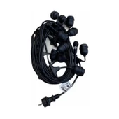 Horoz Elektrik Karnaval Dış Mekan Aydınlatma 20 Li Ampul Takılabilir 10 Mt - 6