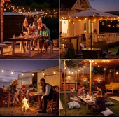 Horoz Elektrik Karnaval Dış Mekan Aydınlatma 20 Li Ampul Takılabilir 10 Mt - 1