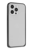 Joko iPhone 15 Pro Max Metal Bumper Mat Kapak - Siyah thumbnail 2