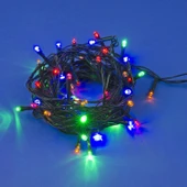 10 M 100 Led Pilli 2 Kademeli Rgb Işık Siyah Kablo - 1