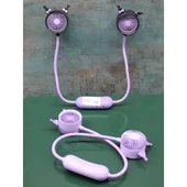 Kuromi Şarjlı Boyun Fanı Vantilatör 2 Kademeli Alk2689 - 1