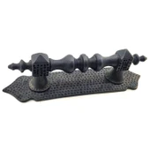 Antika Tarz Dekoratif Pirinç Ağır Kapı Çekme Kolu - 280x65 Mm, Oksit - 1