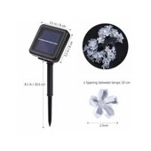Solar 30 Ledli Çiçekli Günışığı Bahçe Aydınlatma Dekorasyon Güneş Enerjili - 5