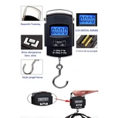 Elektronik Dijital El Kantarı 50 Kg Terazi Tartı 10 Gr Hassasiyet - 1