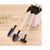 Mini Kazma Kürek Tırmık Seti - Portatif thumbnail 2