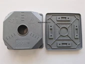 RBOX WX8 Juncition Duvar Buatı Kamera Montaj Buat Muhafaza Kutusu Taban Dahil Büyük Boy Koyu Gri thumbnail 3