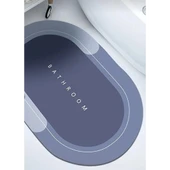 Süper Su Emici Kaymaz Tabanlı Banyo Paspası ( 40*60 )cm - 1