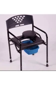 medikaltec Deri Döşemeli Hasta Tuvaleti Klozeti Sandalyesi thumbnail 3