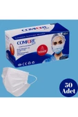 Comfort Plus 3 Katlı Cerrahi Maske Full Ultrasonic Meltblown Filitreli Telli Maske (50li Paket) thumbnail 1