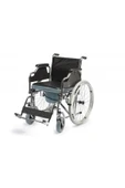 MEDİKALCİM Leo 280 Tuvaletli Tekerlekli Sandalye 6 Tekerlekli thumbnail 3