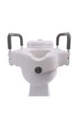 MEDİKALCİM Destekli Kulplu Kolçaklı Klozet Yükseltici Tuvalet Yükseltme Aparatı Wc Boyu Uzatıcı thumbnail 1