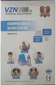 VZN medical equipment Vzn Rj-2 Model Kompresörlü Nebulizatör thumbnail 2