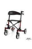 MEDİKALCİM Alüminyum Tekerlekli Rolatör Kırmızı thumbnail 2