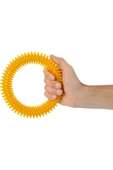 medikaltec El Egzersiz Masaj Ve Duyu Topu, Yumuşak Dikenli Halka Sarı Renk 15 Cm thumbnail 1