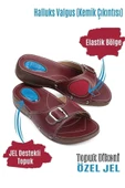 Comfort Style Kadın Bordo Ortopedik Halluks Ve Topuk Dikeni Terliği Kemik Çıkıntısı Terliği thumbnail 1