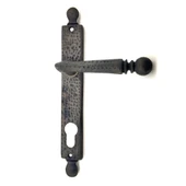 Antika Tarz Dekoratif Pirinç Misket Oda Kapı Kolu - 245x34 Mm, Oksit - 1