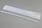 8x300mm Şeffaf İnce Çubuk Silikon 1kg - Tamirat Ve Sızdırmazlık İçin En Kaliteli Silikon - 1