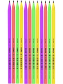 Silka Kaly Üçgen Neon Kurşun Kalem 12'li - 1