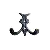 Antika Tarz Dekoratif Pirinç Koç Çiftli Askı - 50x55mm, Oksit - 1