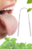 Curafloss Çelik Dil Temizleyici Gümüş Renk - 2