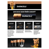 Duracell 6Lı AAA İnce Kalem Pil - 4