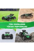 Uzaktan Kumandalı Şarjlı Araba, LED Işıklı 1:18 Canavar Araba, 20 KM/H Yüksek Hızlı Arazi Arabası - 3