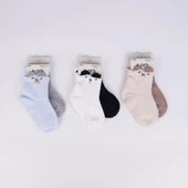 Katamino Retkit 2'li Erkek Bebek Soket Çorap K44144 Asorti - 1