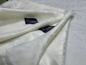 NİVEMESHOME 140X240 KREM YAPRAK DESENLİ LEKE TUTMAZ MASA ÖRTÜSÜ - 2