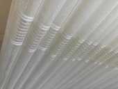 NİVEMESHOME MEVRA ALTIN ÇİZGİLİ 1/3 SIK PİLELİ TÜL PERDE APM - 12