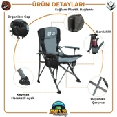 Oslo Lüks 4'lü Kamp Sandalye Seti Gri thumbnail 2