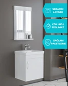 Luzia 50 Cm Mdf Banyo Dolabı thumbnail 1