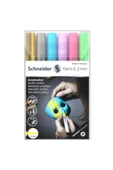 Schneider  Akrilik Marker 2mm Pastel Renk 6'lı - 2