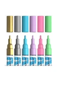 Schneider  Akrilik Marker 2mm Pastel Renk 6'lı - 1