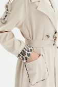 25Y23086 TRENÇ KOL UÇLARI LEOPARLI - 2