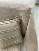 NİVEMESHOME BEJ 200X230 TEK PİKE ÖRTÜSÜ ÇİFT KİŞİLİK - 5