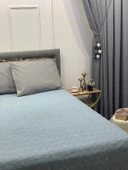 NİVEMESHOME PETROL 200X230 TEK PİKE ÖRTÜSÜ ÇİFT KİŞİLİK - 3