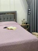 NİVEMESHOME LİLA 200X230 TEK PİKE ÖRTÜSÜ ÇİFT KİŞİLİK - 4