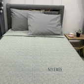 NİVEMESHOME YEŞİL 200X230 TEK PİKE ÖRTÜSÜ ÇİFT KİŞİLİK - 1
