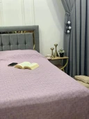 NİVEMESHOME LİLA 160X230 TEK PİKE ÖRTÜSÜ TEK KİŞİLİK - 4