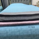 NİVEMESHOME TURKUAZ 200X230 TEK PİKE ÖRTÜSÜ ÇİFT KİŞİLİK - 5