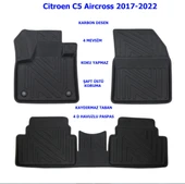 Citroen C5 Aircross 2017-2022 4D Premium Havuzlu Paspas - 1