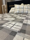 NİVEMESHOME KAHVE DESENLİ 200X230 TEK PİKE ÖRTÜSÜ ÇİFT KİŞİLİK - 2