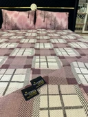 NİVEMESHOME LİLA DESENLİ 160X230 TEK PİKE ÖRTÜSÜ TEK KİŞİLİK - 2