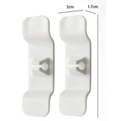 Buffer 6'lı Pratik Kablo Toparlayıcı Yapışkanlı Klips Mutfak Air Fryer Kettle Kahve Tost Makinası - 4