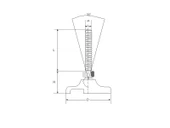 Oynar Demir Mafsallı Makine Ayak M12x50 Çap50 thumbnail 2